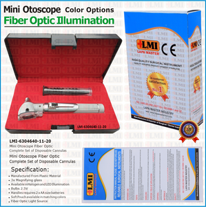 Otoscopio de Fibra Óptica Gris con Logotipo Personalizado, Otoscopio de Fibra Óptica Gris Más Vendido para Venta en Línea - Product Image 6