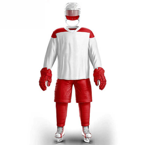 Uniforme de hockey sur glace de haute qualité OEM imprimé sur mesure ensemble de conception d'équipe à séchage rapide fabriqué au Pakistan - Product Image 4