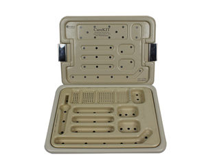 Kit de implantes dentales pequeños CareKIT, fuente de alimentación Manual, instrumentos quirúrgicos, modelo Endosys 20-12002 MedPoly, color blanco marfil - Product Image 1