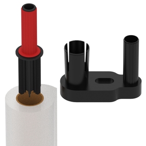 Dispensador de plástico para Carretes de película estirable de 50mm, 2 uds. - Product Image 2