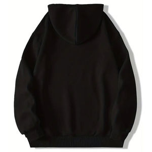 Sudadera con capucha de poliéster y algodón fino para primavera y otoño, sudadera básica de nuevo estilo con logotipo personalizado, sudaderas con capucha de serigrafía - Product Image 2