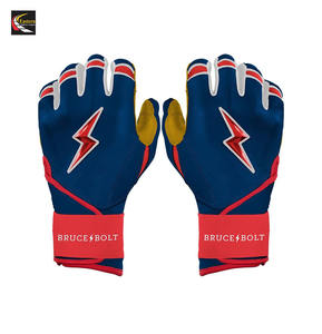 Gants de frappe en cuir numérique de chèvre professionnels unisexes à long poignet, équipement de baseball, guantes de bateo de beisbol - Product Image 1