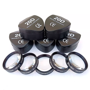 COLOR NEGRO 5 PIEZAS LENTE 20D DOBLE ASFERICO CON FUNDA PROTECTORA PLASTICA .... - Product Image 2