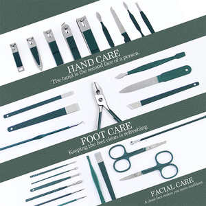 Kits de pedicura con logotipo personalizado Instrumentos DE BELLEZA DE ACERO INOXIDABLE Juego de manicura y pedicura - Product Image 5