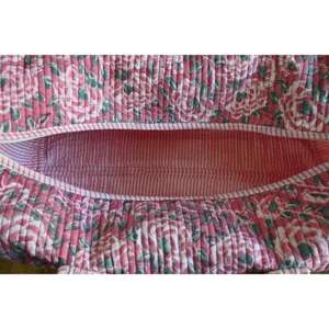 Bolsa de Viaje de Fin de Semana India, de Algodón de Lujo Premium, Ligera, Estilo Boho, Acolchada, con Cierre de Cremallera y Estampado Floral Hecho a Mano - Product Image 6