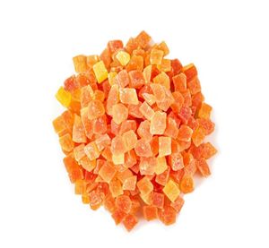 Chips de papaye Saveur sucrée croquante de qualité supérieure Idéal pour la garniture de yaourt et les collations quotidiennes nutritives aux fruits - Product Image 1