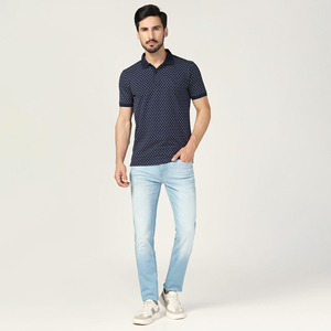 Polo de golf en polyester à manches courtes de haute qualité pour homme Design imprimé uni personnalisable Sublimation tricotée pour polo - Product Image 4