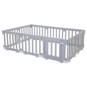 [Edu-Play] bébé fournitures et produits nouveau-né à enfant en bas âge Woody bébé chambre avec porte ensemble bébé clôture 10P FR-10GY produits pour bébés - Product Image 1