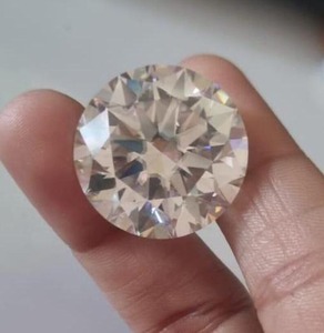 38.80 CTS เพชรโมอิสสีขาวทรงกลมตัดด้วยมือสำหรับผู้หญิงเครื่องประดับแฟชั่นและเครื่องประดับเพชรอื่นๆ - Product Image 2