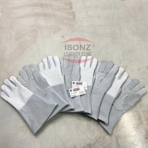 Guantes de Soldadura ISONZ Stick/TIG de 14 Pulgadas con Forro Anti-Calor, Cuero de Primera Calidad, Alta Destreza, Logotipo Personalizado - Product Image 3