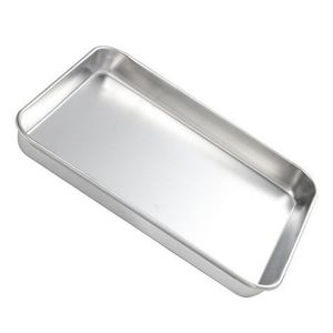 Plateau de service en acier inoxydable de qualité supérieure avec finition miroir parfait pour les accessoires d'hôtellerie et d'ustensiles de cuisine - Product Image 2