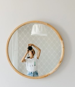 Costoumized espejo de madera decoración de la habitación espejo decoración de la pared - Product Image 1