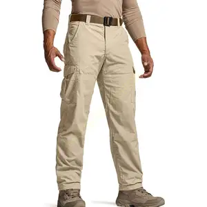 Men's Winter Tactical Pants Thermal Work Pants Outdoor Fleece Lined Snow Ski Cargo Pants Wholesale