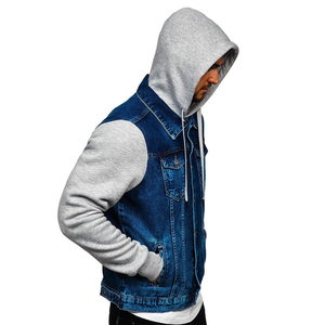 Vestes en jean imprimées numériques Blouson aviateur en coton personnalisé pour hommes Vestes pour hommes, vestes pour hommes, veste pour homme - Product Image 4