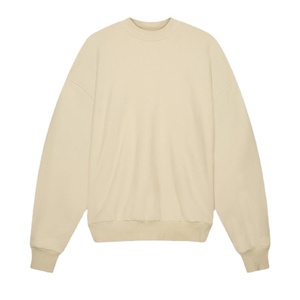 Sweats à capuche et sweat-shirts pour hommes avec impression de logo personnalisé sweat-shirt pour hommes Boxy Fitting Mock Neck Cotton Crewneck Shirt Streetwear - Product Image 1