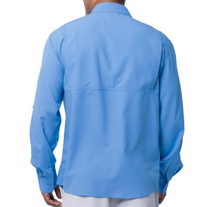 <b>Men's</b> Short Sleeve Button-Down Fishing Shirt: the Ultimate Outdoor Top for Comfort and Style - Product Image 5