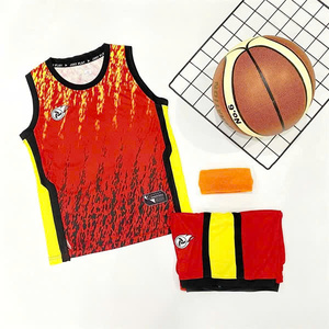 Conjunto de camiseta de baloncesto personalizado Rockfire unisex, alta calidad, lavado, secado rápido, transpirable, suave, tejido aireado, absorbente - Product Image 2