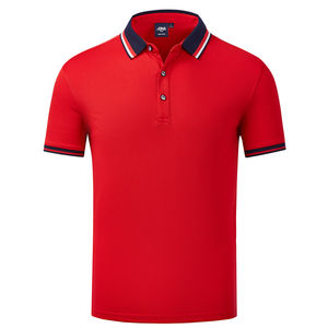 Nouveau design de polo d'affaires T-shirt de golf à manches courtes personnalisé de haute qualité avec col coloré pour hommes - Product Image 1