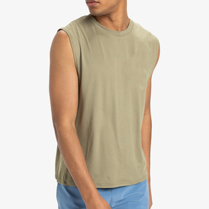 Venta al por mayor de camisetas sin mangas con logotipo personalizado tamaño de color para hombre Fitness ropa deportiva Out-Work camiseta sin mangas para hombres solteros - Product Image 1