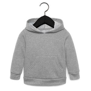 Bella + Canvas 3901Y Pull à capuche pour jeunes Style décontracté Éponge Polaire Ras du cou Hoodies École Gris - Product Image 1
