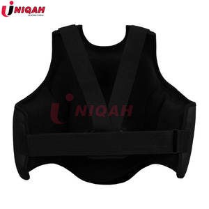Protège-poitrine en cuir pour la boxe MMA Arts martiaux Taekwondo Training Rib Shield Body Proteccion - Product Image 4