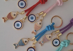 DAFNI <b>BIG</b> PAZAR Fashion Alloy Metal Carabiner Keychain Enamel Gold Finish Various 3D Shapes Unique Tips Embossing Printing - Product Image 4