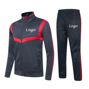 Chándal rojo atlético de lana para hombre cómodo y elegante con tela elástica, perfecto para fitness 100% poliéster - Product Image 6