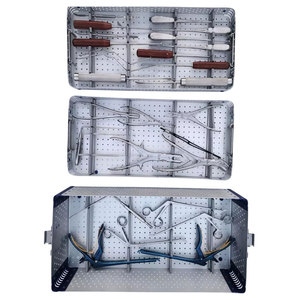 Juego de instrumentos de columna reutilizables de acero inoxidable M.A SIDDIQUE INTERNATIONAL Manual Clase I 1 año de garantía Instrumento de cirugía - Product Image 1