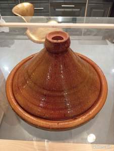 Tajín Marroquí Auténtico, Olla de Cocina de Cerámica Hecha a Mano, Tajín Tradicional para Horno y Estufa, Resistente al Calor, Ecológico para Cocinas - Product Image 4