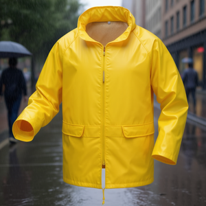 Chaqueta Impermeable Amarilla Herning de CRAFTLAND, Elegante y Funcional para Protección contra el Clima - Product Image 3