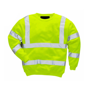 Vêtements de travail Sweat-shirt de travail personnalisé Vêtements tricotés Hi Vis Sécurité Construction Sweat-shirt de sécurité réfléchissant haute visibilité - Product Image 1
