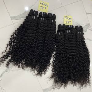 Extensions de cheveux vierges naturels vietnamiens de haute qualité, ondulés profonds, toutes cuticules alignées, perruques en dentelle, couleur naturelle, 100g - Product Image 6