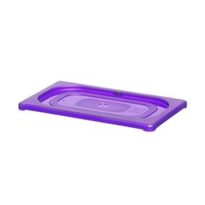 HENDI Gastronorm Purple Lid GN 1/4 Size 265x162mm Food <b>Storage</b> & <b>Container</b> - Product Image 1