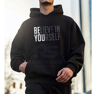 <b>Men</b> Oversized Hoodie Heavyweight Cotton <b>Pullover</b> <b>Men</b> Oversize Hoodie Long Sleeve Loose Fit Fashion - Product Image 3