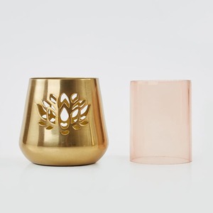 Lotus Votives Metal Iron Candle Holder Navidad Decoración del hogar Candelabros Alta calidad Hecho a mano Fancy Candle Mold - Product Image 2
