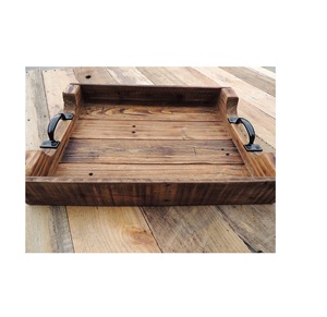 Bandeja de madera hecha a mano para servir comida, el mejor para servir bebidas, decoración interior, utensilios de cocina, bandeja de servicio de diseño - Product Image 3