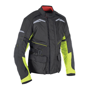Veste textile moto vert homme avec protections blindées CE Veste textile moto imperméable/coupe-vent - Product Image 3
