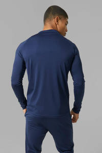 เสื้อแขนยาวมีซิปครึ่งแขนสำหรับผู้ชายชุดออกกำลังกายและน้ำหนักเบาระบายอากาศได้ดีสำหรับฤดูใบไม้ร่วง/ฤดูหนาว - Product Image 4