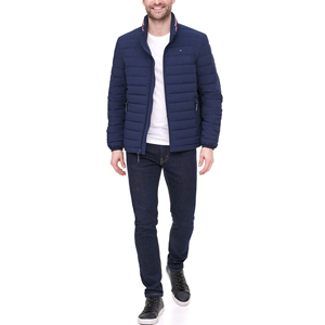 OEM personalizado impreso al aire libre hombre burbuja cálido invierno hombres abrigos chaqueta acolchada negro chaqueta acolchada hombres - Product Image 5
