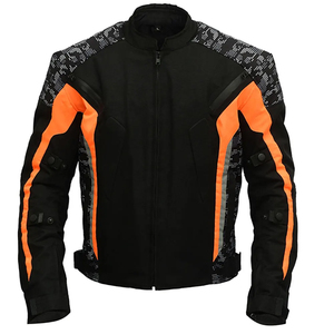Fabrication professionnelle Veste de moto respirante à séchage rapide Prix ​​bas Veste en cuir de moto - Product Image 1
