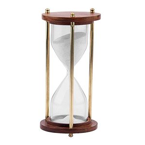 Clessidra Da 60 Minuti In Metallo Con Base Rotante, Orologio Vintage In Ottone, Timer Di Sabbia Per Decorazione Ufficio E Regalo