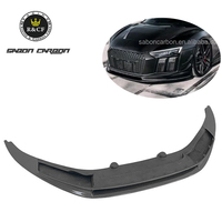 Kit carrosserie VRS Style en fibre de carbone, lèvre avant et séparateur de pare-chocs avant pour Audi R8 V10 PLUS 2017-2019