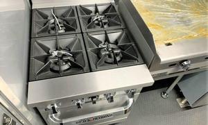 Remorque de nourriture bleue 8.5x16 personnalisée avec pompe pour application de cave de traitement de fruits maïs lait légumes - Product Image 6