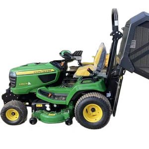 รถตัดหญ้าในสวนรูปกวางทางการเกษตรรถตัดหญ้าพร้อมเครื่องโรตารี่ X117R กวางจอห์นเดียร์