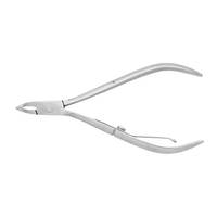 Coupe-cuticules professionnel en acier inoxydable léger et incurvé, outil de soin des ongles de haute qualité, coupe-ongles à mâchoires larges