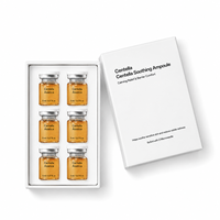 Lot de 6 ampoules de sérum OEM/ODM en gros à la Centella Asiatica et au GHK-Cu, sérum facial à marque privée pour le soin apaisant de la peau