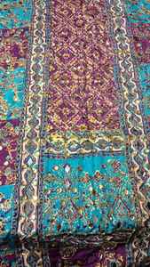 Nuevo diseño de lujo indio Banjara chales antiguo hecho a mano 100% seda pesado espejo trabajo bordado mujeres étnico largo todas las estaciones - Product Image 3