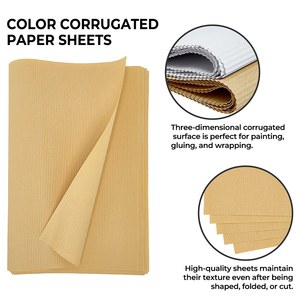 Láminas de Papel Corrugado para Manualidades - Product Image 3
