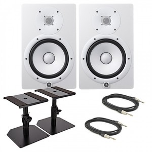 OFERTA ESPECIAL: Altavoz de Monitor de Estudio Activo HS8 de 8 Pulgadas - Blanco/Negro, PAQUETE COMPLETO - Product Image 2