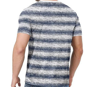 T-shirt unisexe surdimensionné en tissu lourd, logo personnalisé imprimé, écologique, séchage rapide, 100% coton, coupe ample pour homme, manches courtes - Product Image 3